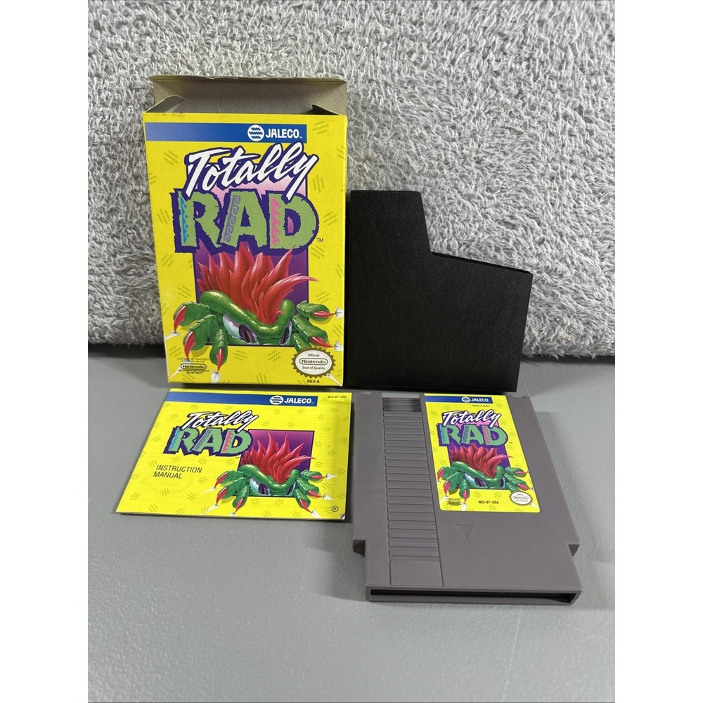 Totally‎ Rad Nintendo NES Complete CIB Mint Gold Seal